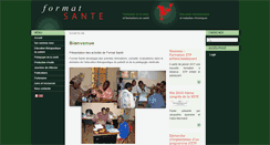 Desktop Screenshot of formatsante.org